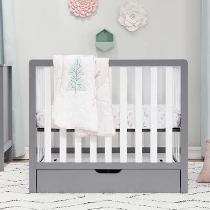 Cribs: 4-in-1 Mini Convertible Crib with Storage