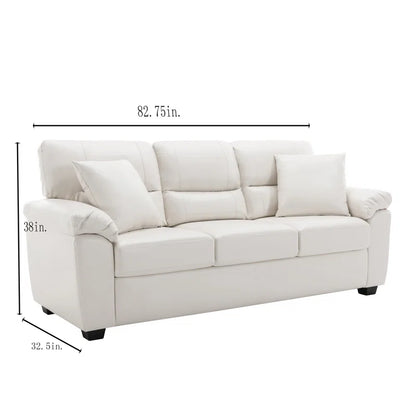Luxury Sofa Sets: 2-Piece Modern High-Back Sofa & Loveseat for Luxurious Comfort