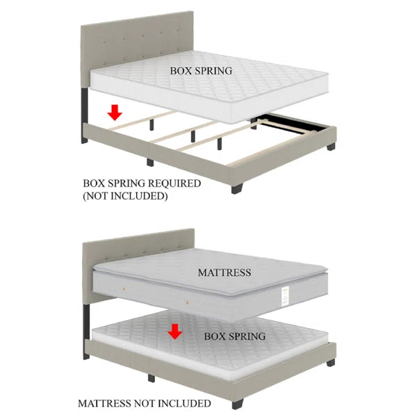 Divan Bed: Alandis Upholstered Bed