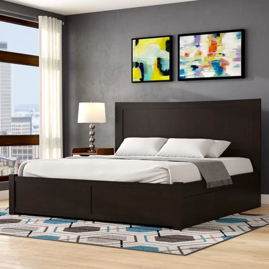Divan Bed: Amy Solid Wood Storage Bed