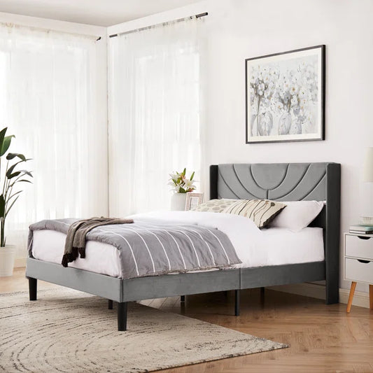 Divan Bed: Auxter Upholstered Bed