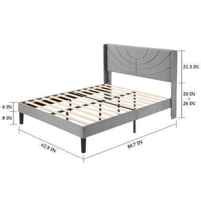 Divan Bed: Auxter Upholstered Bed