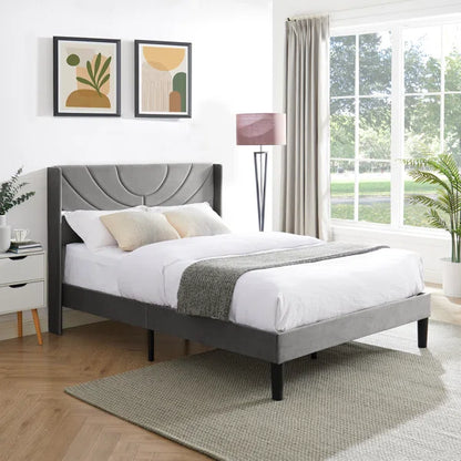 Divan Bed: Auxter Upholstered Bed