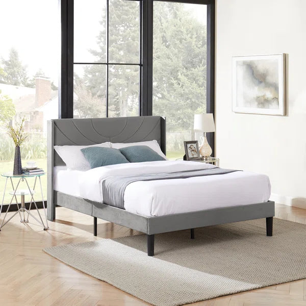Divan Bed: Auxter Upholstered Bed