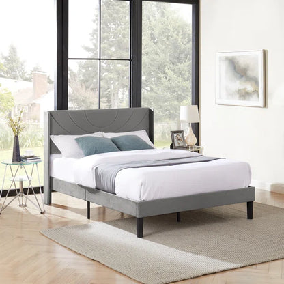 Divan Bed: Auxter Upholstered Bed