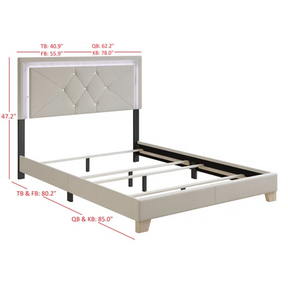 Divan Bed: Beckville Upholstered Bed