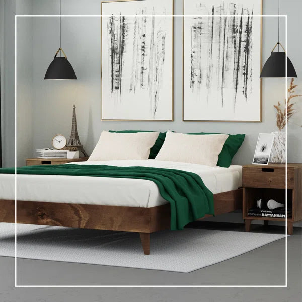 Divan Bed: Dedrie Solid Wood Bed