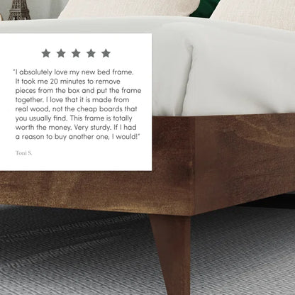 Divan Bed: Dedrie Solid Wood Bed