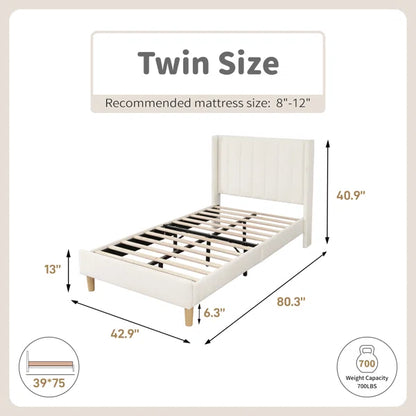 Divan Bed: Deeb Upholstered Bed