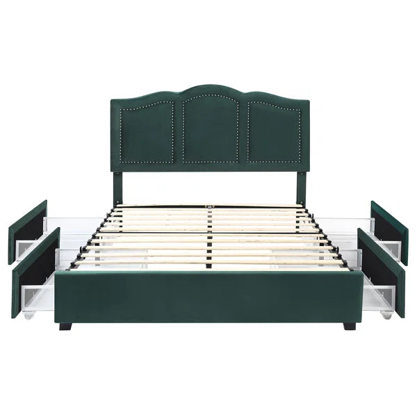 Divan Bed: Ekaparnika Upholstered Storage Bed