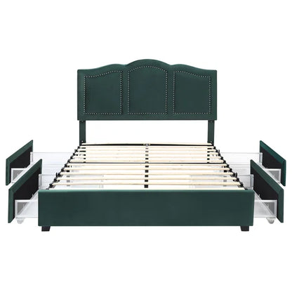 Divan Bed: Ekaparnika Upholstered Storage Bed