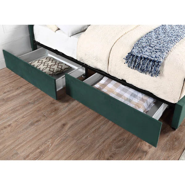 Divan Bed: Ekaparnika Upholstered Storage Bed