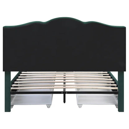 Divan Bed: Ekaparnika Upholstered Storage Bed