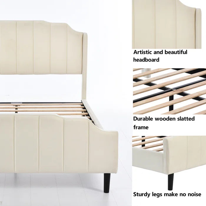 Divan Bed: Fadima Upholstered Bed