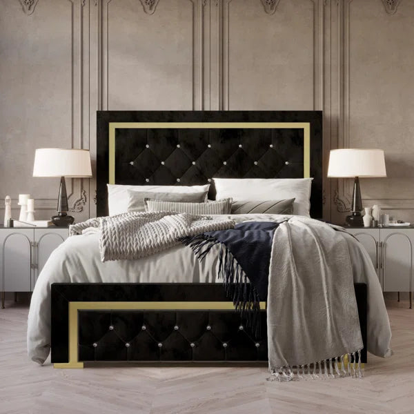 Divan Bed: Geradine Upholstered Bed