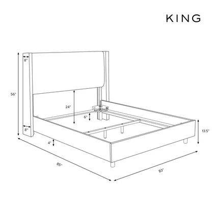Divan Bed: Hanson Upholstered Bed