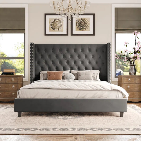 Divan bed: Ieishia Upholstered Bed
