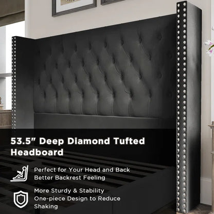Divan bed: Ieishia Upholstered Bed