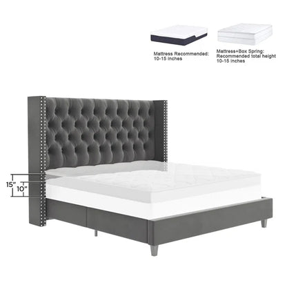 Divan bed: Ieishia Upholstered Bed