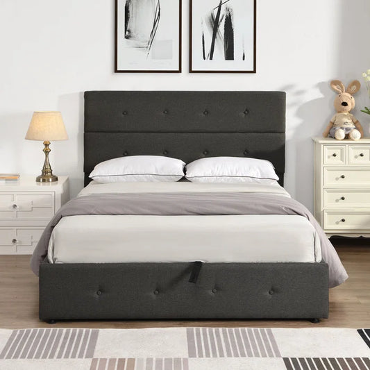 Divan Bed: Laimis Upholstered Storage Bed