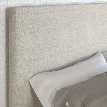Divan Bed: Milan Upholstered Linen Platform Bed