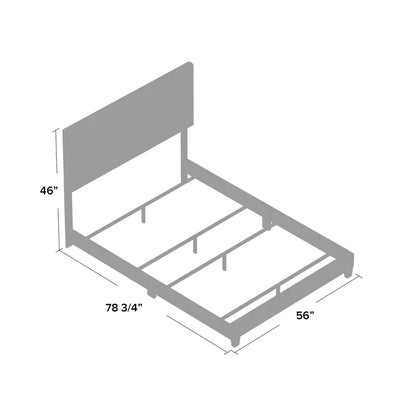 Divan Bed: Milan Upholstered Linen Platform Bed