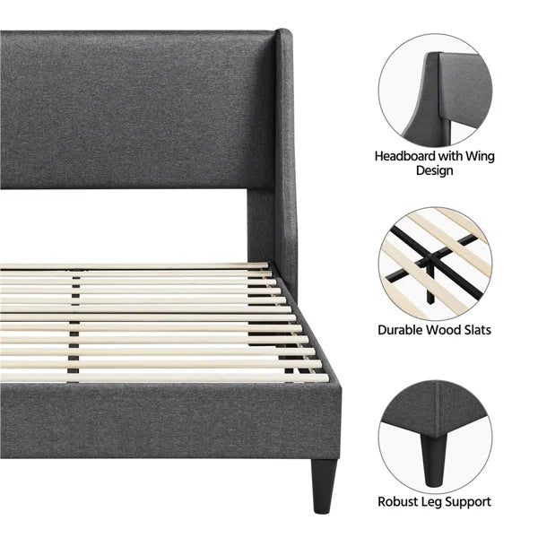 Divan Bed: Seitu Upholstered Bed