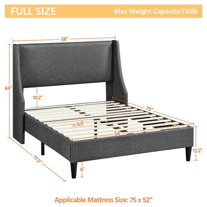 Divan Bed: Seitu Upholstered Bed