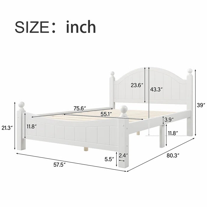 Divan Bed: Wigburga Solid Wood Bed