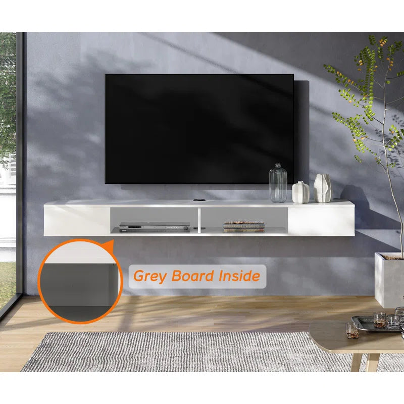 tv panel: Floating Entertainment Center for 75" TVs with Storage