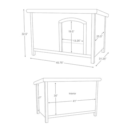 Dog House: Wooden Dog Kennel