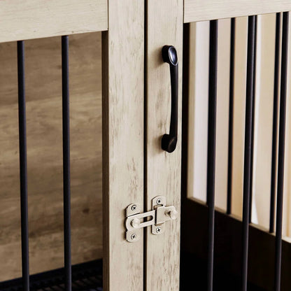 Dog House: Wooden Dog Kennel With Drawer