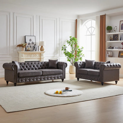 7 Seater Sofa Set:  Combo Sofa for Stylish Living Room Furniture