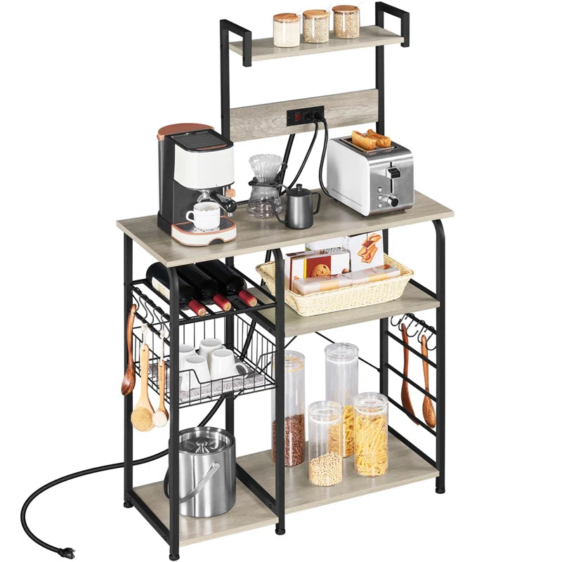 35.5''Typical Baker's Rack Compatible with Microwaves