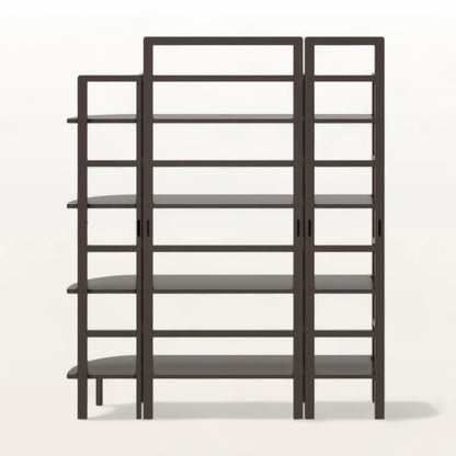 Kitchen Racks: Modern Open-Back Multi-Tier Kitchen Storage Shelf with Curved Edges