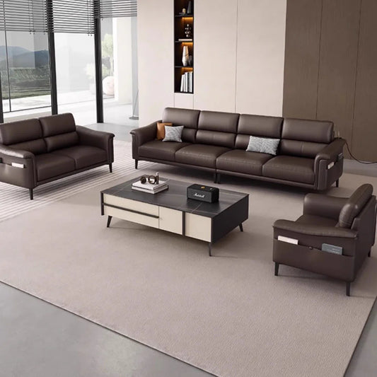 7 Seater Sofa Set: Fashionable Creative Office Sofa Combination for Modern Workspaces