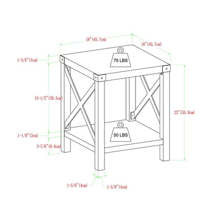 End Table: 4 leg End Table