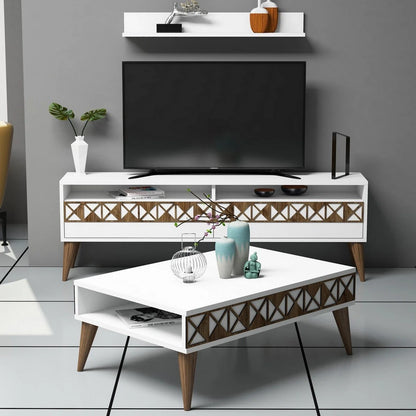 tv panel: Stylish tv panel with Storage, Designed for TVs up to 55 Inches