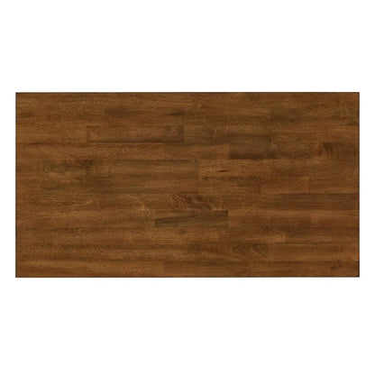 Kitchen Island Table: Solid Rubberwood Prep Table with Open Shelves