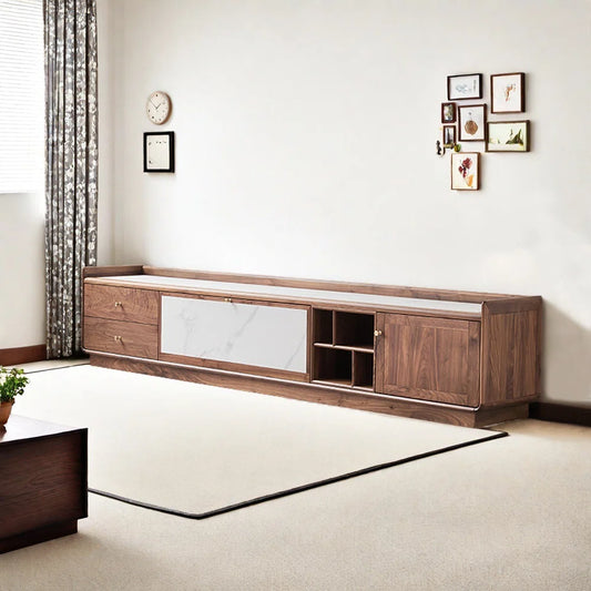 tv panel: European style minimalist storage tv panel