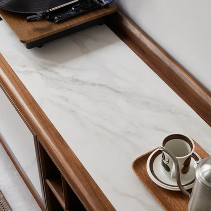 tv panel: European style minimalist storage tv panel