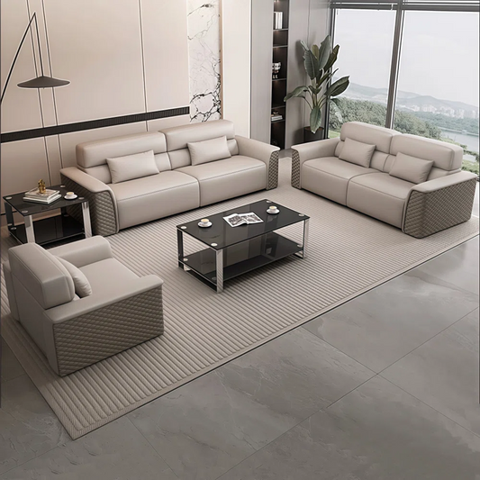 7 Seater Sofa Set: Simple Sofa & Stylish  Combination for Elegant Living Rooms