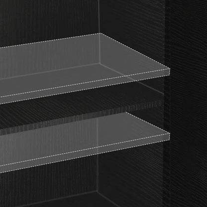 Kitchen Rack: Farmhouse Bakers Rack with LED Light and Power Outlet, Coffee Bar Cabinet on Wheels, and Microwave Stand
