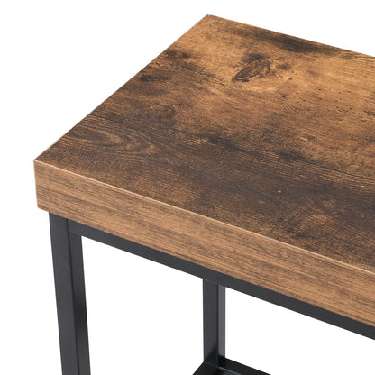 Kitchen Island Table: 50.3" Wide Farmhouse Style with Drop Leaf, Storage &amp; 2 Bar Stools