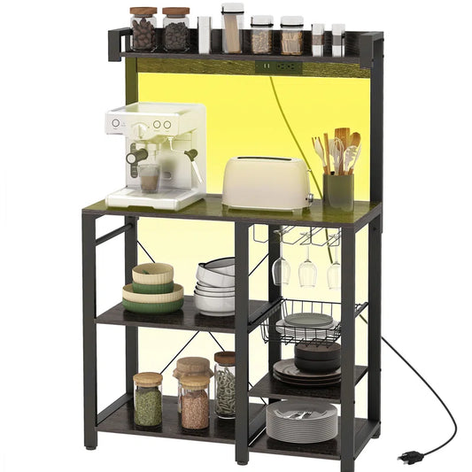 Kitchen Racks: 35.4'' Standard Composite Baker's Rack Compatible with Microwaves
