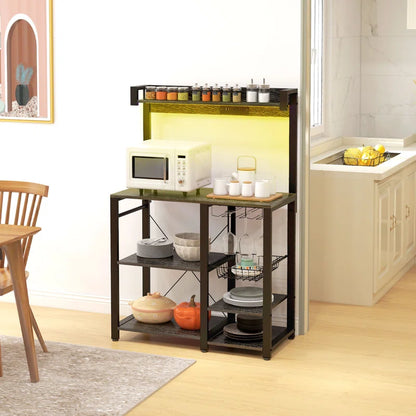 Kitchen Racks: 35.4'' Standard Composite Baker's Rack Compatible with Microwaves