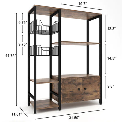 Kitchen Racks: 31.5'' Baker's Rack made of Steel with Microwave Compatibility