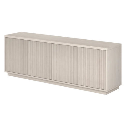 tv panel: Modern TV Console for 75" Screens with Storage and Sleek Design