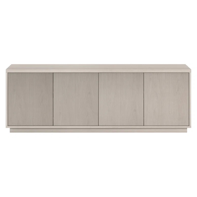 tv panel: Modern TV Console for 75" Screens with Storage and Sleek Design