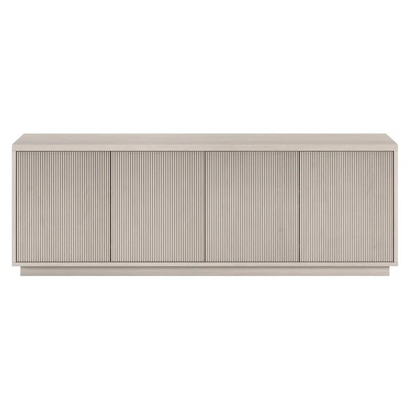 tv panel: Modern TV Console for 75" Screens with Storage and Sleek Design